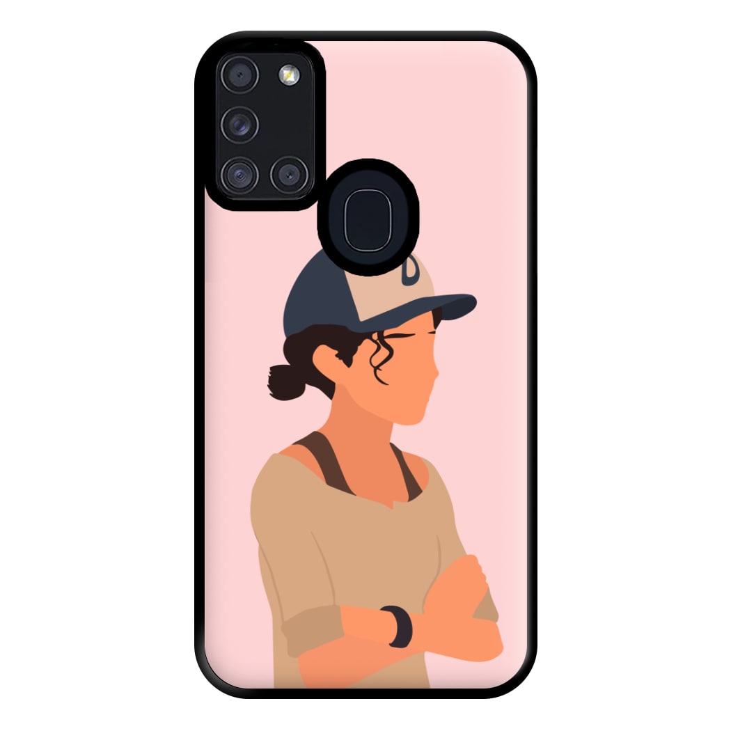 Clementine Faceless - TWD Phone Case for Galaxy A21s