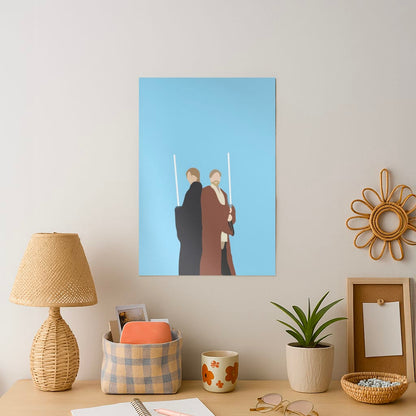 Skywalker and Kenobi Art Print