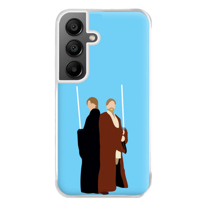 Skywalker and Kenobi Phone Case for Galaxy A55