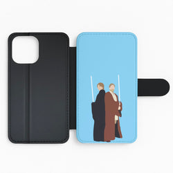 Skywalker and Kenobi Flip Phone Case