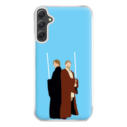 Skywalker and Kenobi Phone Case for Galaxy A34