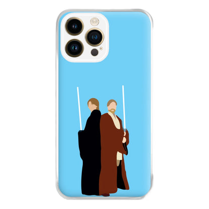 Skywalker and Kenobi Phone Case for iPhone 14 Pro Max