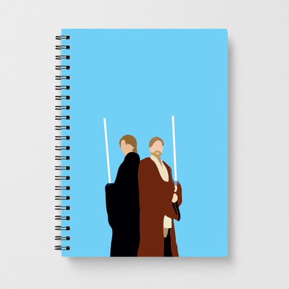 Luke Skywalker And Obi-Wan Kenobi - Star Wars Notebook