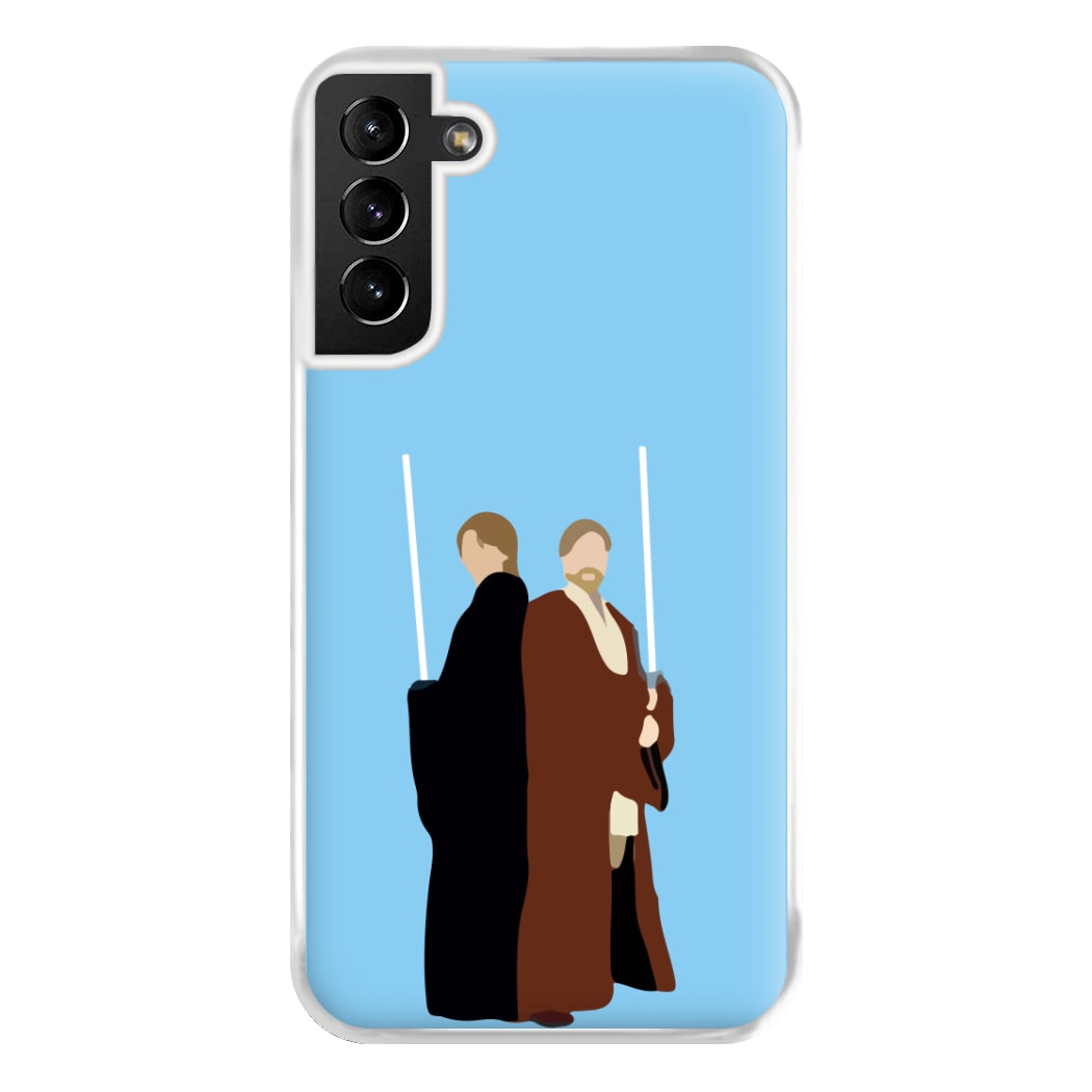 Skywalker and Kenobi Phone Case for Galaxy S21 Plus