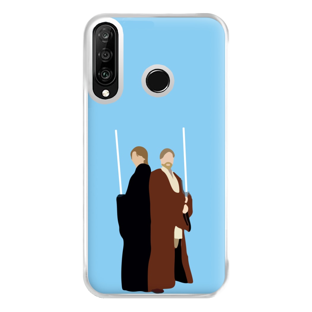 Skywalker and Kenobi Phone Case for Huawei P30 Lite