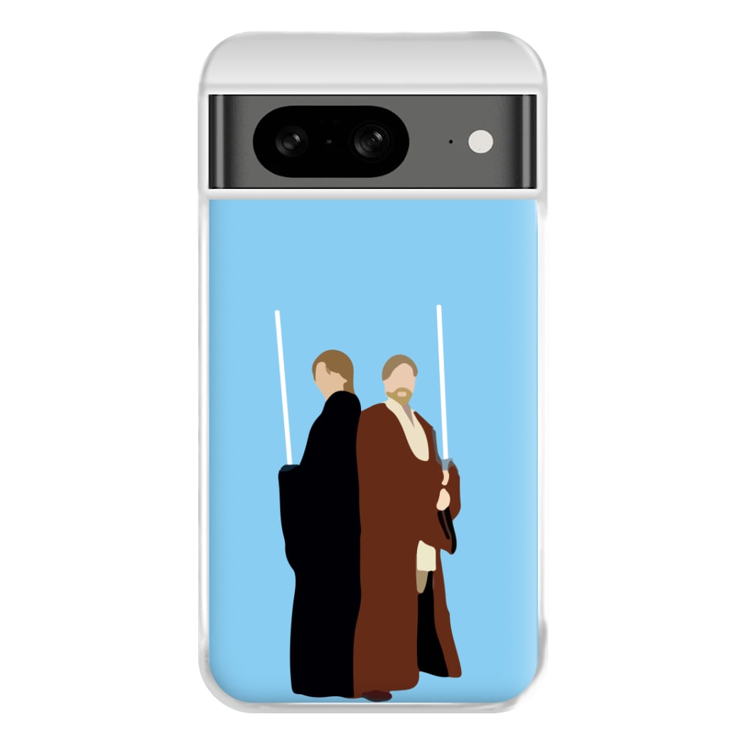 Skywalker and Kenobi Phone Case for Google Pixel 8