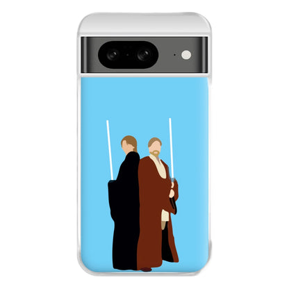 Skywalker and Kenobi Phone Case for Google Pixel 8