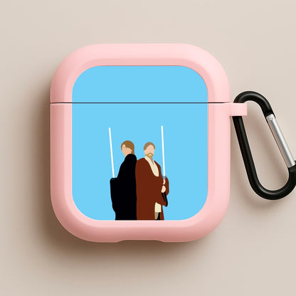 Skywalker and Kenobi Pink AirPods Case