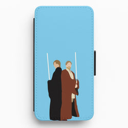 Skywalker and Kenobi Flip / Wallet Phone Case