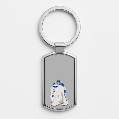 R2D2 Silver Keyring