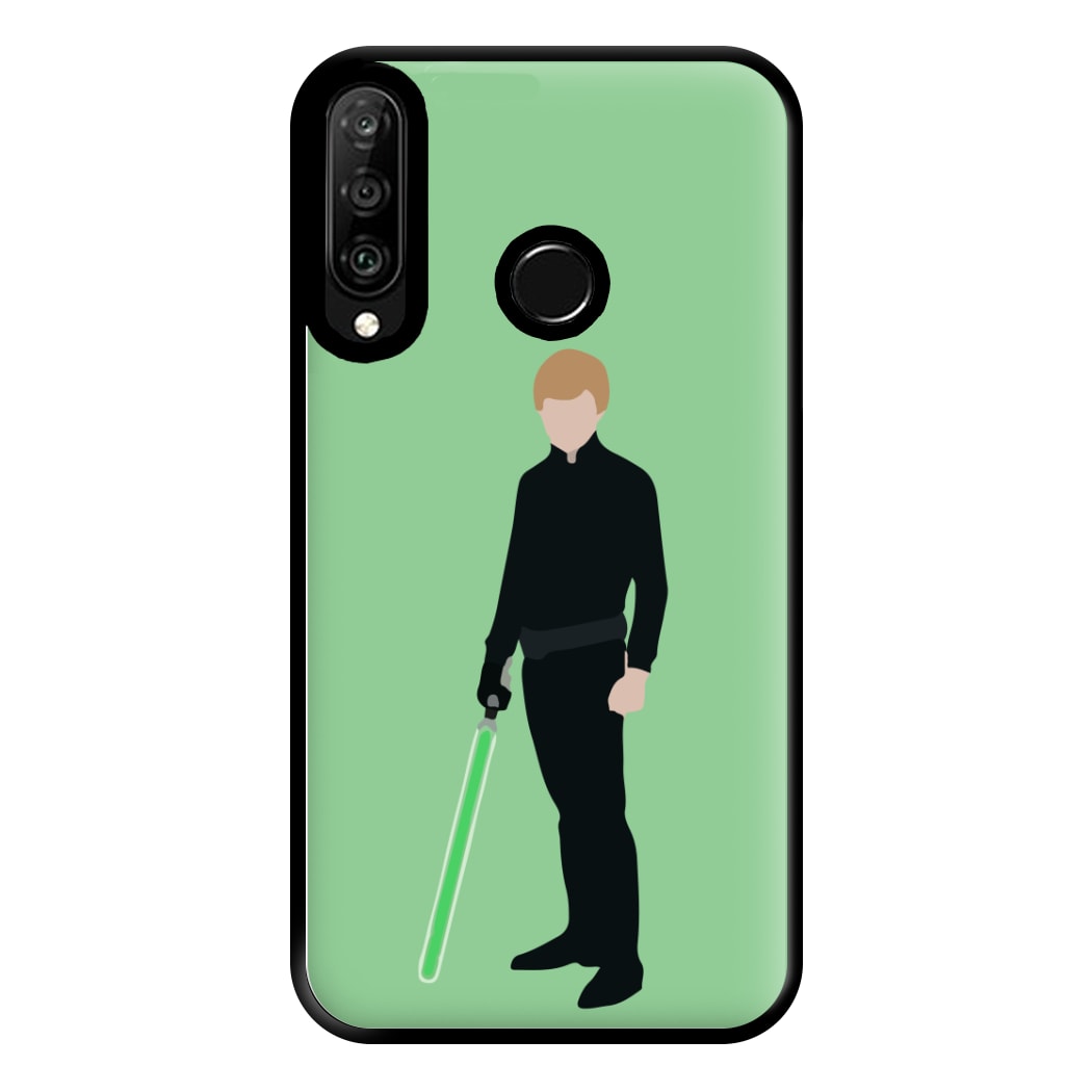 Skywalker Green Lightsaber Phone Case for Huawei P30 Lite