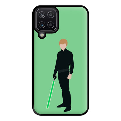 Skywalker Green Lightsaber Phone Case for Galaxy A12