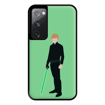 Skywalker Green Lightsaber Phone Case for Galaxy S20FE