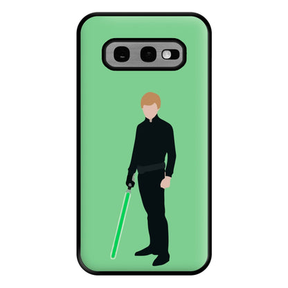 Skywalker Green Lightsaber Phone Case for Galaxy S10e