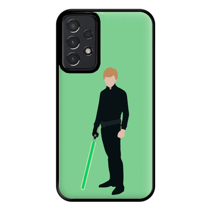 Skywalker Green Lightsaber Phone Case for Galaxy A52 / A52s