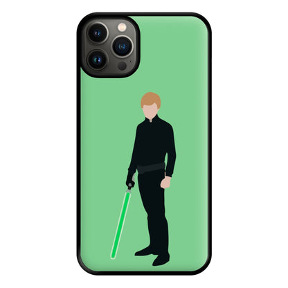 Skywalker Green Lightsaber Phone Case for iPhone 13