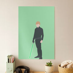 Skywalker Green Lightsaber Poster