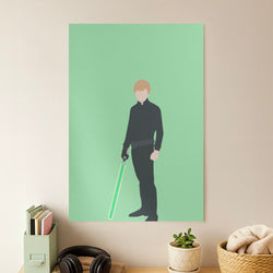 Skywalker Green Lightsaber Poster