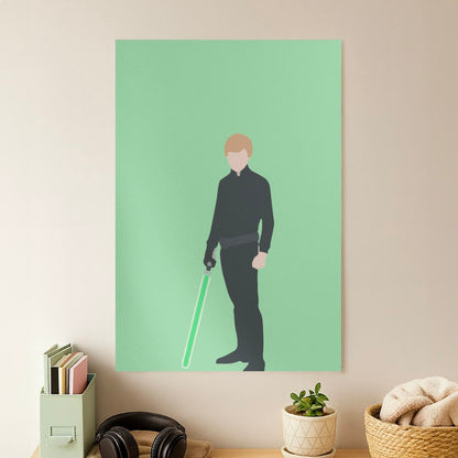 Skywalker Green Lightsaber Poster