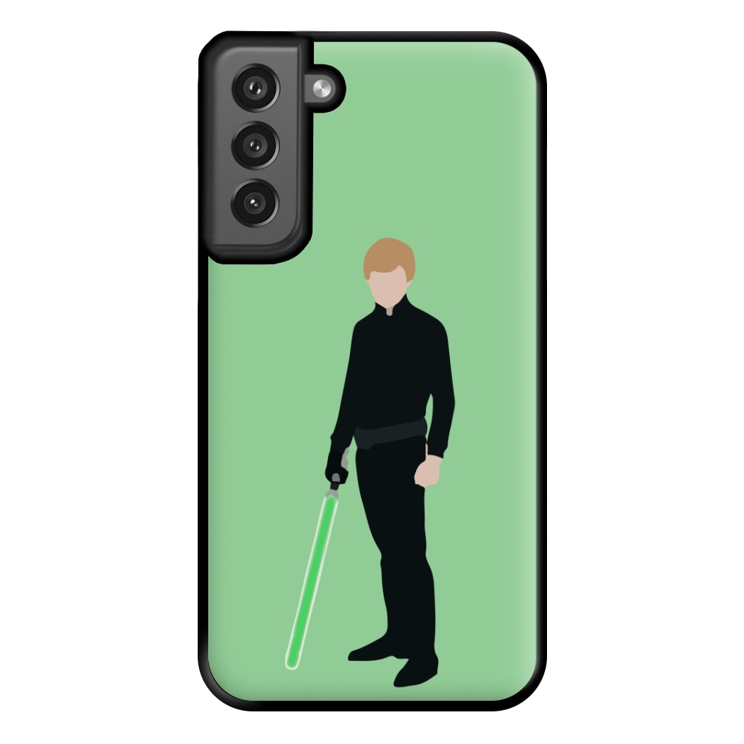 Skywalker Green Lightsaber Phone Case for Galaxy S21FE