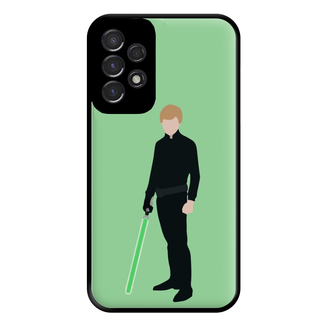 Skywalker Green Lightsaber Phone Case for Galaxy A53