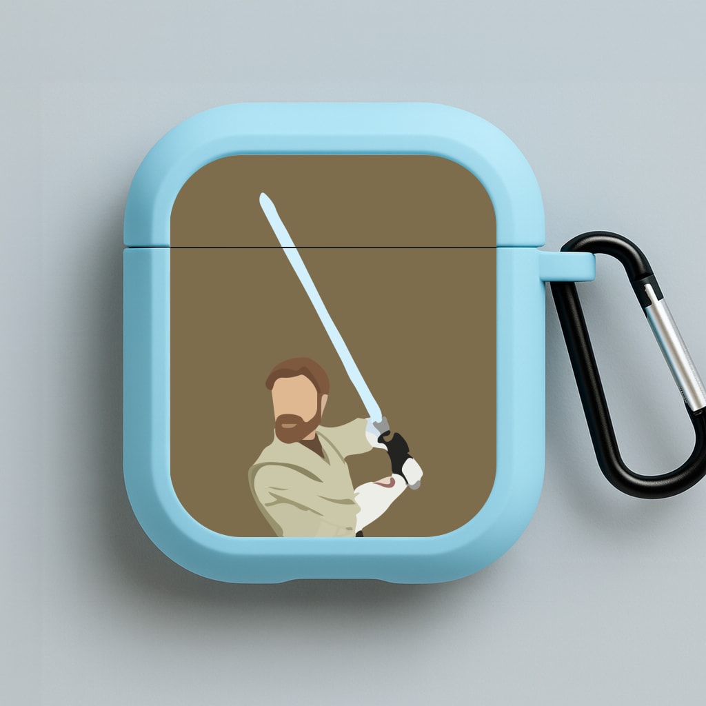 Kenobi Faceless Blue AirPods Case