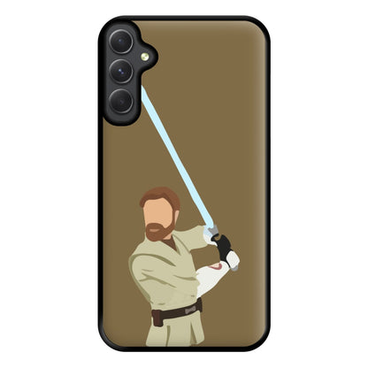 Kenobi Faceless Phone Case for Galaxy A34