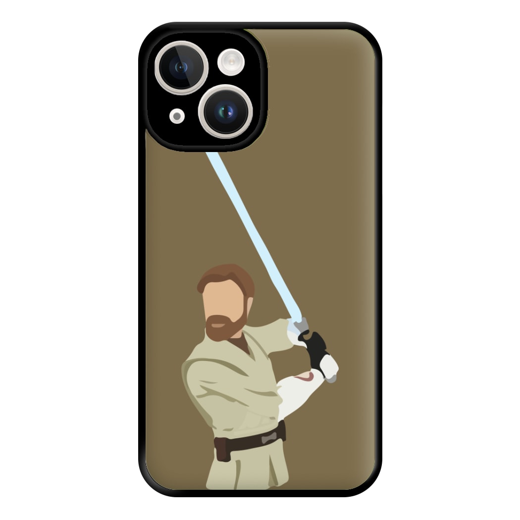 Kenobi Faceless Phone Case for iPhone 14