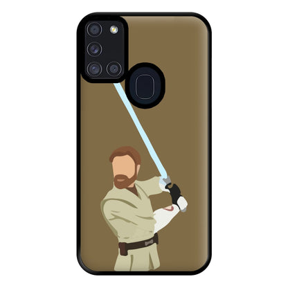 Kenobi Faceless Phone Case for Galaxy A21s