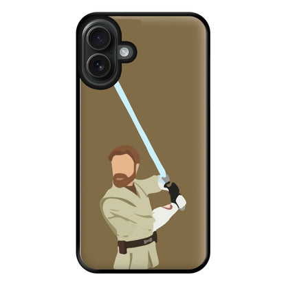 Kenobi Faceless Phone Case for iPhone 16 Plus