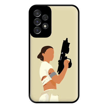 Leia With Gun Phone Case for Galaxy A53