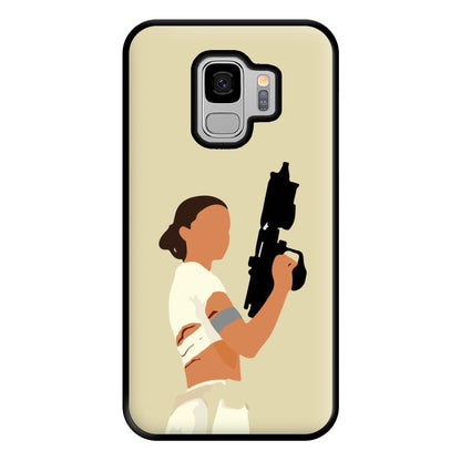 Leia With Gun Phone Case for Galaxy S9 Plus