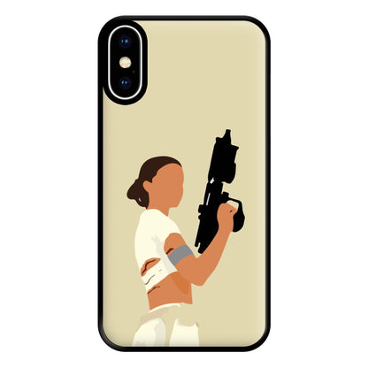 Leia With Gun Phone Case for iPhone XS Max