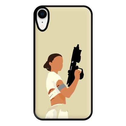 Leia With Gun Phone Case for iPhone XR