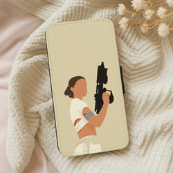 Leia With Gun Wallet Phone Case