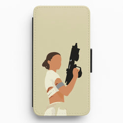 Leia With Gun Flip / Wallet Phone Case