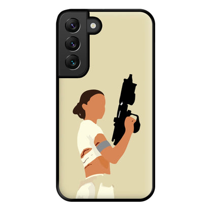 Leia With Gun Phone Case for Galaxy S22 Plus