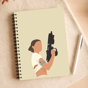 Leia With Gun Notebook 3