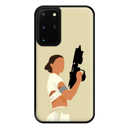 Leia With Gun Phone Case for Galaxy S20 Plus