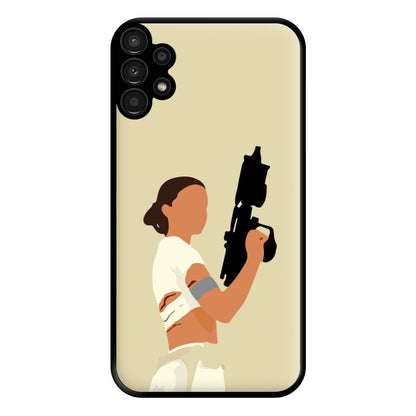 Leia With Gun Phone Case for Galaxy A13