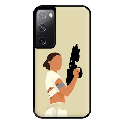 Leia With Gun Phone Case for Galaxy S20