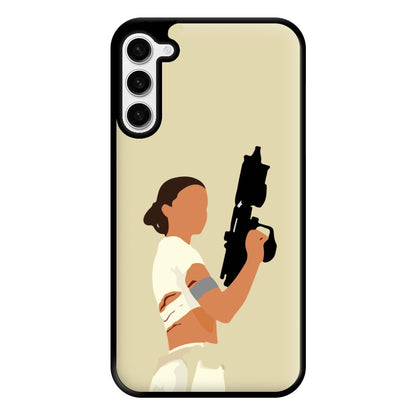 Leia With Gun Phone Case for Galaxy S23 Plus