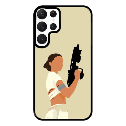 Leia With Gun Phone Case for Galaxy S22 Ultra