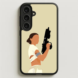 Leia With Gun Phone Case for Galaxy S25FE