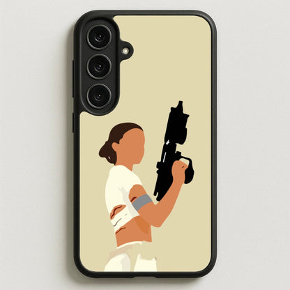 Leia With Gun Phone Case for Galaxy S25FE