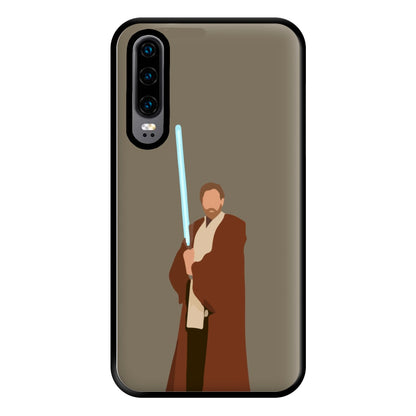 Kenobi Blue Lightsaber Phone Case for Huawei P30