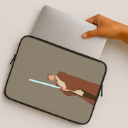 Kenobi Blue Lightsaber Laptop Sleeve 2