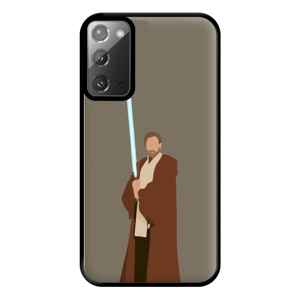 Kenobi Blue Lightsaber Phone Case for Galaxy Note 20 Ultra