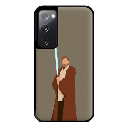 Kenobi Blue Lightsaber Phone Case for Galaxy S20FE