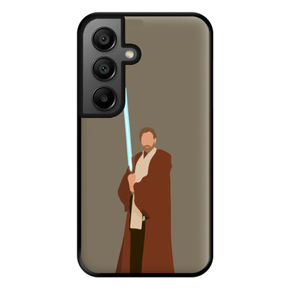 Kenobi Blue Lightsaber Phone Case for Google Pixel 8